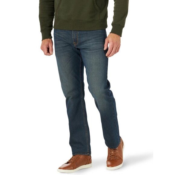 New Men's Wrangler 5 Star Premium Athletic Fit Jeans Hendrix Wash - Picture 1 of 5